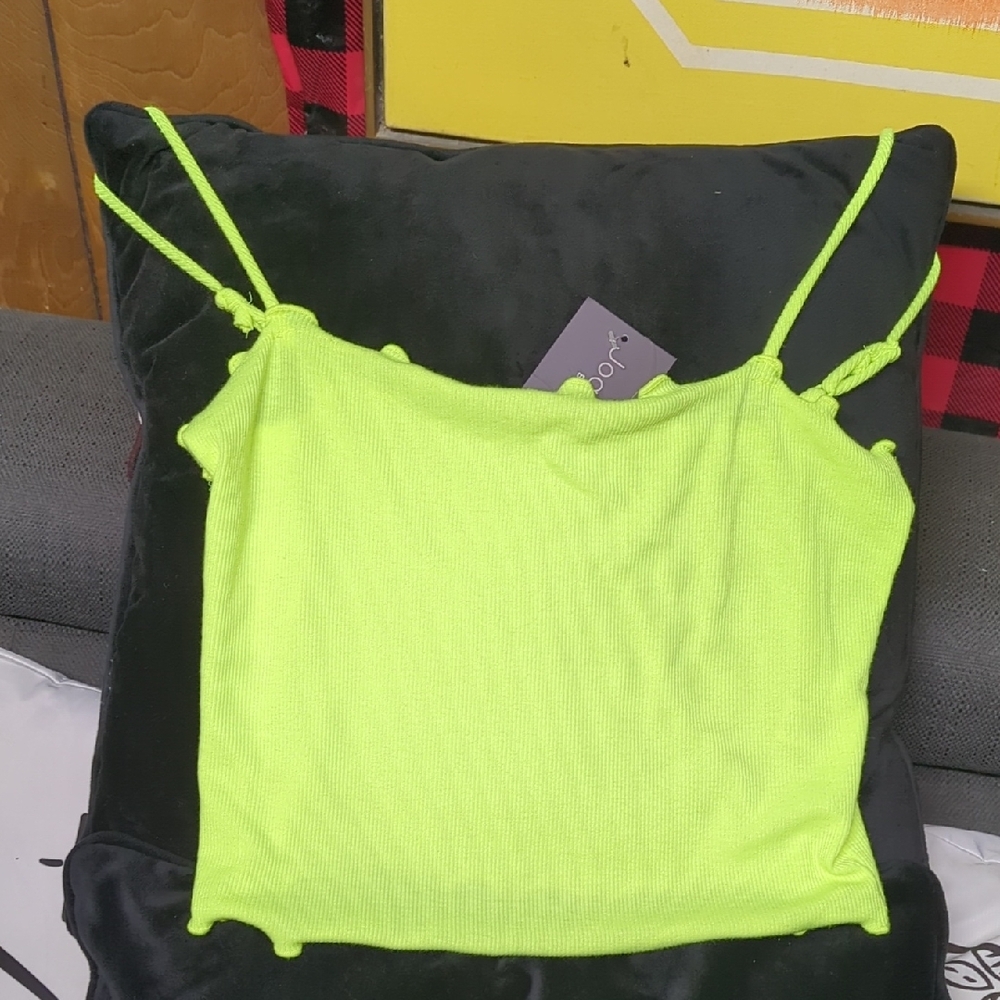 Neon Green Women's Top